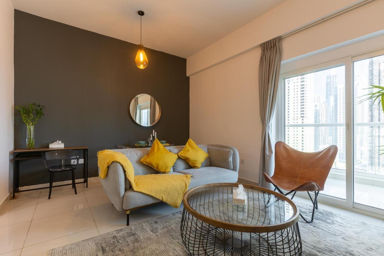 Spacious 1Br With Full Marina View Dubái Exterior foto