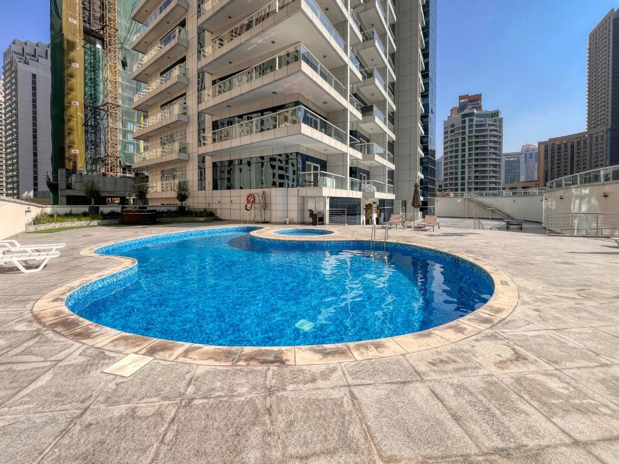 Spacious 1Br With Full Marina View Dubái Exterior foto