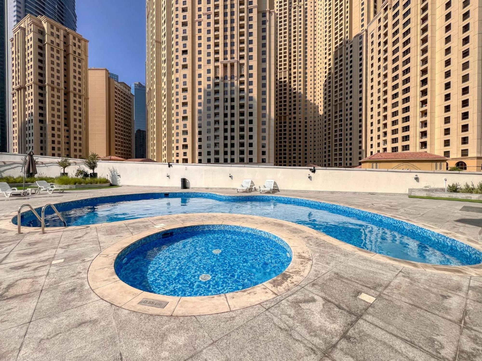 Spacious 1Br With Full Marina View Dubái Exterior foto